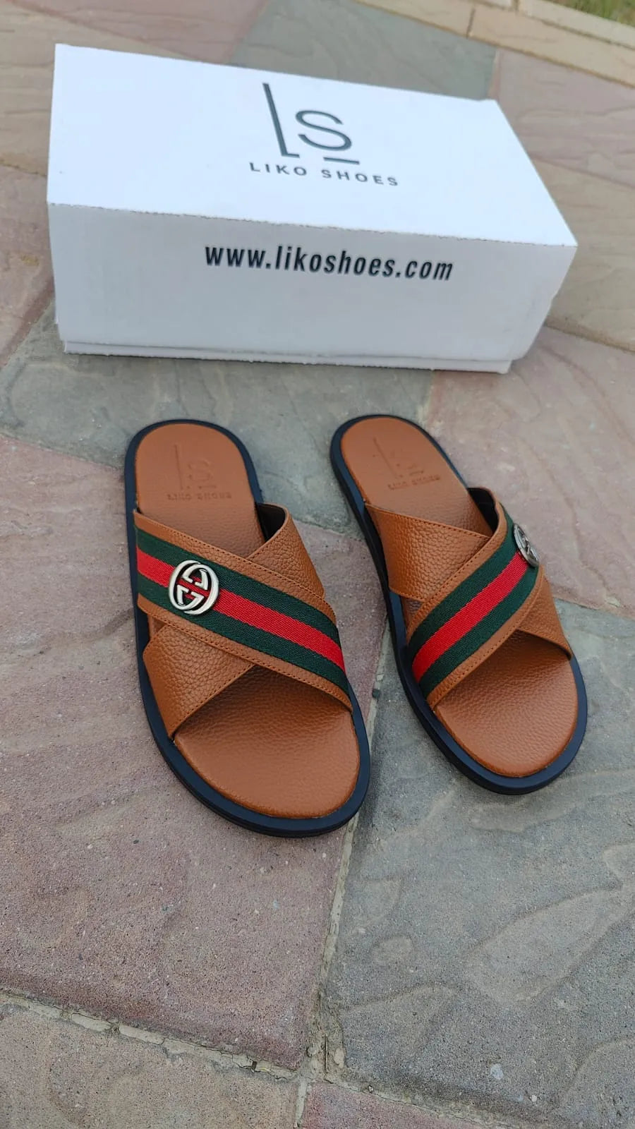 LIKO SIGNATURE HERITAGE SLIDE – Inspired by Gucci's Archival Designs