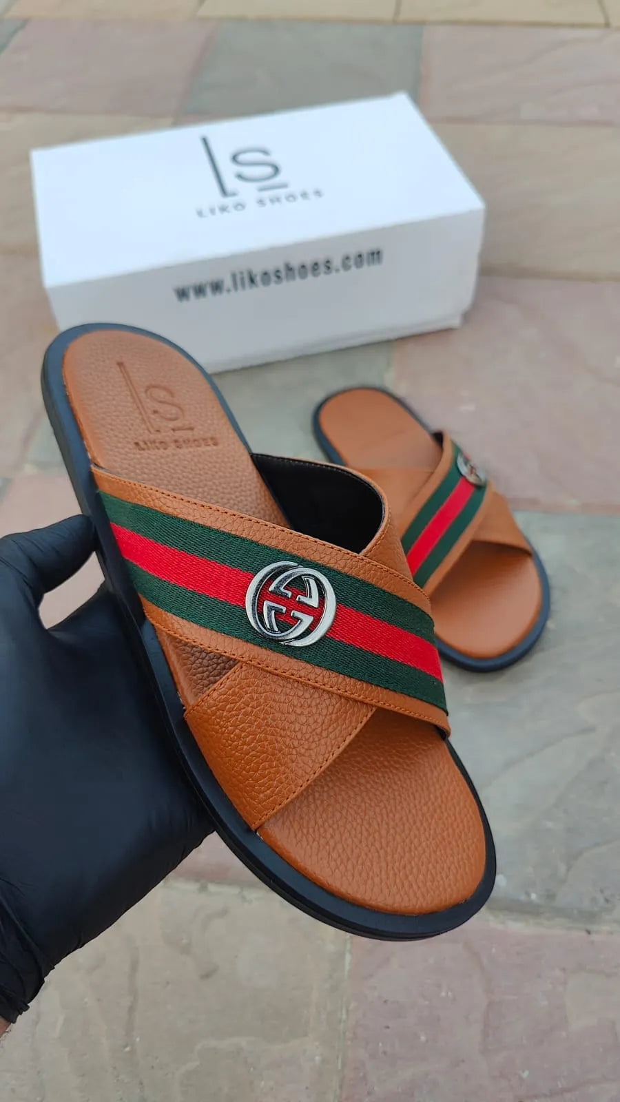 LIKO SIGNATURE HERITAGE SLIDE – Inspired by Gucci's Archival Designs