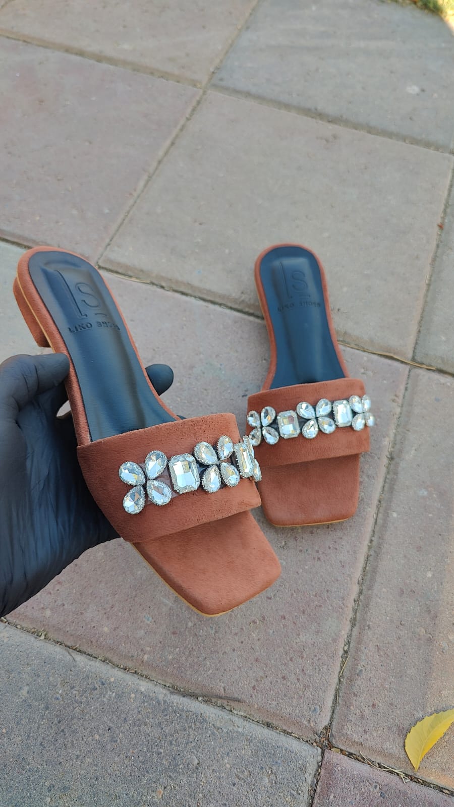 Opal Grace – Luxury Crystal Embellished Slides
