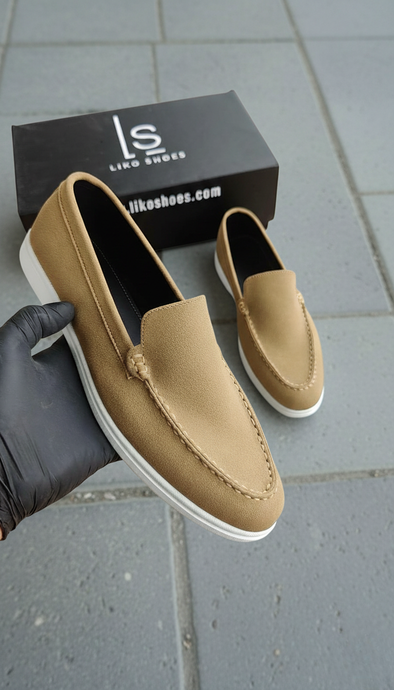 Loro Piana Style Men’s Loafers – Italian-Inspired Design